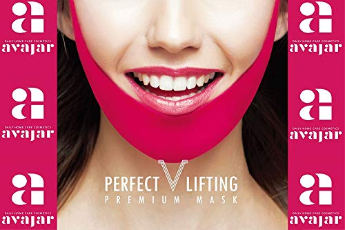 Avajar Perfect V Lifting Premium Mask 1ea- a woman's age is determined by her jaw line