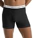 Hanes Men`s TAGLESS® Boxer Briefs with Comfort Flex® Waistband,Black/Grey,5XL,4-Pack