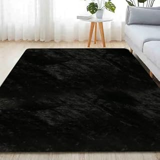 Jumua Rugs Living Room, Beige and Cream Area Rugs for Bedroom Anti Slip Small Shaggy Soft Rug Fluffy Modern Floor Carpets Mat Beside Rugs Washable for Kids Living Room, 80x150cm