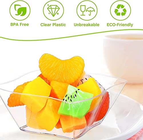 KAHEIGN 100Pcs Plastic Dessert Cups - Image 2