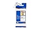 Brother Original P-touch Schriftband TZe-N251 24 mm, schwarz auf weiß (kompatibel u.a. mit Brother P-touch P700, -2430, -D600, -9700PC, -P750W) nicht laminiert