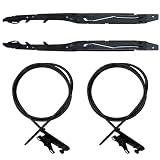 REAXOAL Sunroof Glass Cables and Track Assembly Repair kit Compatible with 2015-2020 Ford F-150 F-250 F...