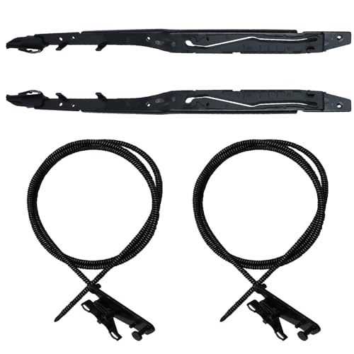 REAXOAL Sunroof Glass Cables and Track Assembly Repair kit Compatible with 2015-2020 Ford F-150 F-250 F-350 F-450 Lincoln Navigator,Replace FL3Z16502C22,FL3Z-1651071-B,FL3Z-1651071-A