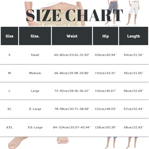 Linen Bermuda Shorts for Women Knee Length Casual Beach Summer Shorts with Pockets Summer Capri Pants3