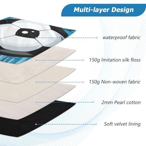 Funda impermeable para laptop 13-14 pulg azul miniatura 4