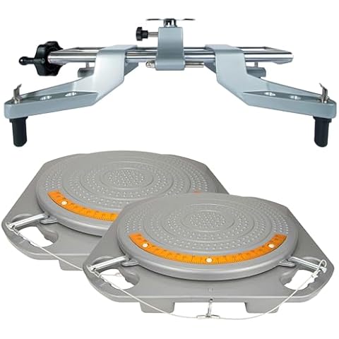 Zackman Scientific AutoSolo Professional Wheel Alignment Bundle: Universal Wheel Clamp with Magnetic Adapter & Precision Turn Plates with 4 Ton Capacity – Complete Kit for Accurate Vehicle Alignment Cover