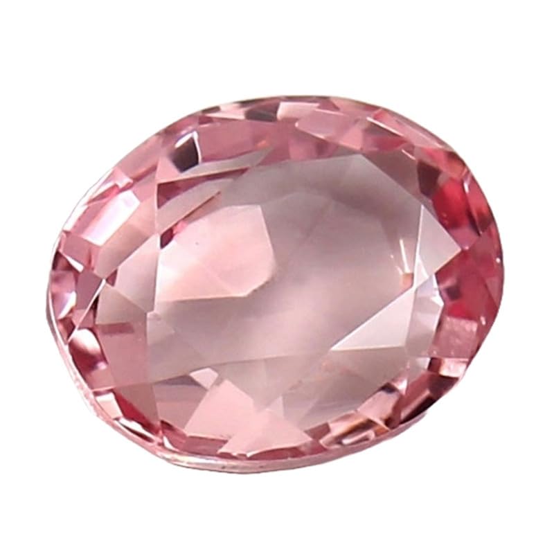 Saphir Padparadscha véritable coupe étape pierre 10x8mm pour fabriquer un bijou