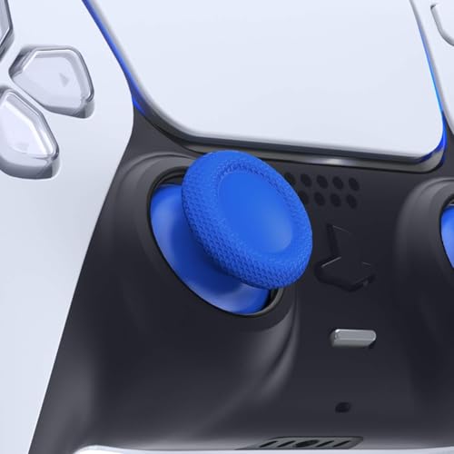 Image of Replacement Joystick Analog Caps for PS5 Controller | Anti-Slip Thumb Grips Cover Stick | Thumbstick Caps for PlayStation 5 DualSense Gamepad (Blue)