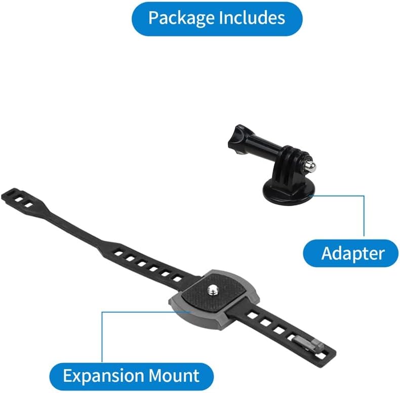 Xmipbs Drone Mount Spot Light Holder Camera Connector Holder for DJI Mavic 3/2/Pro/Air 2/2S - Plastic and Silicone, 34g, 6.5x6.2x4.2cm