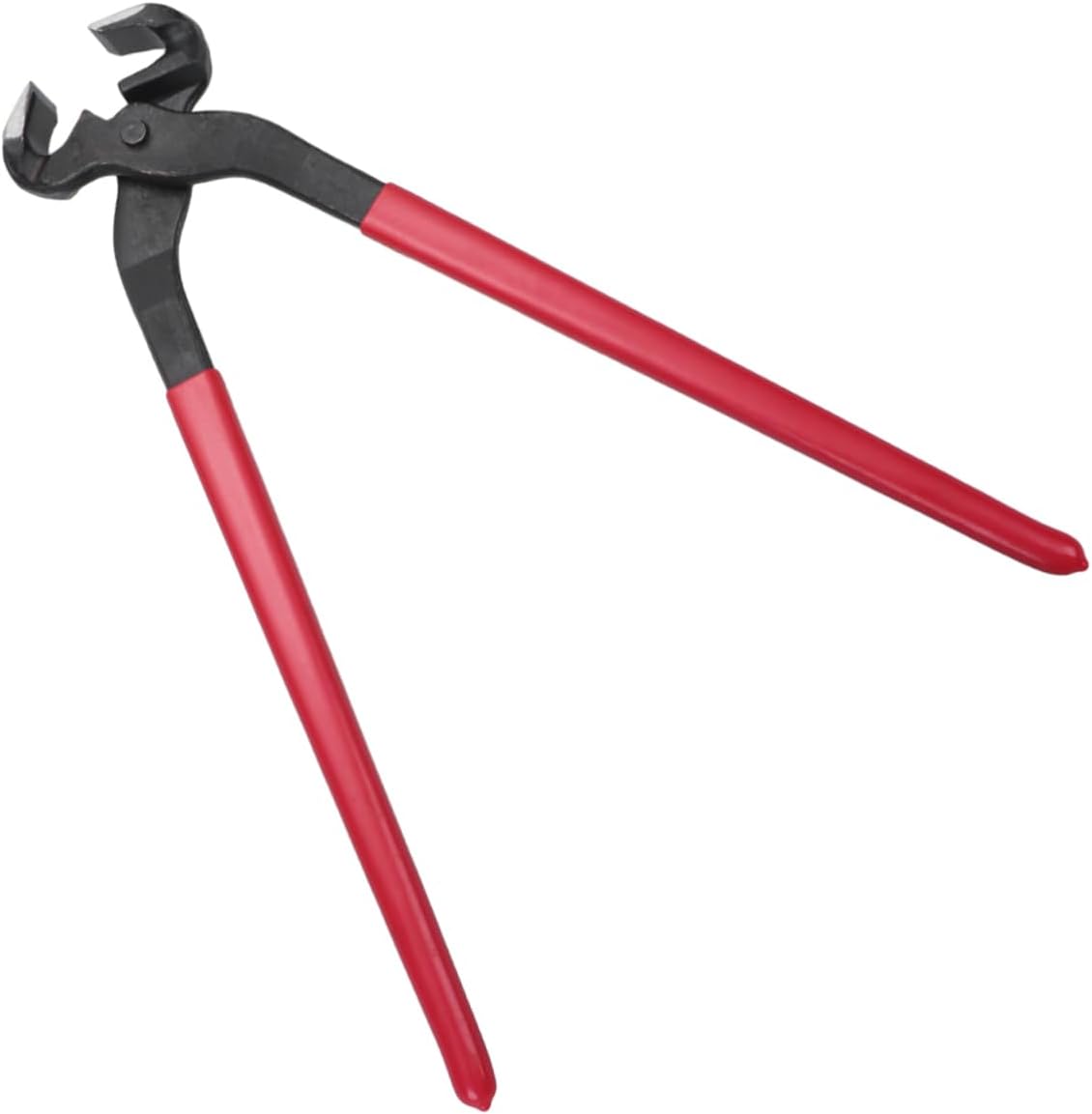 1Pc Steel Horseshoe Pliers for Shoeing Tools Durable Clamping Tool for Hoof Care and Nail Management for Horse Riding and Racing