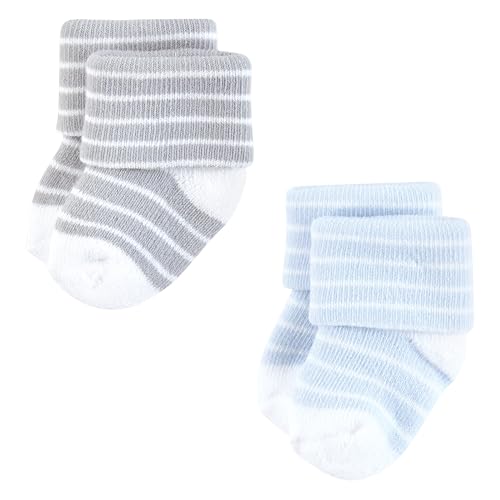 Image of Hudson Baby Baby 8-pack Cotton Rich Newborn and Terry Socks
