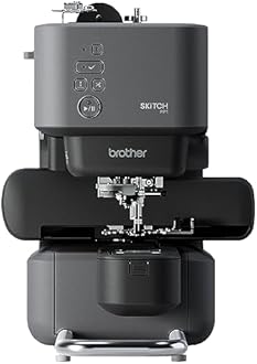 Brother Skitch Single-Needle Embroidery Machine powered by the required Artspira mobile app, 4” x 4” Embroidery Area, Bluetooth Connected