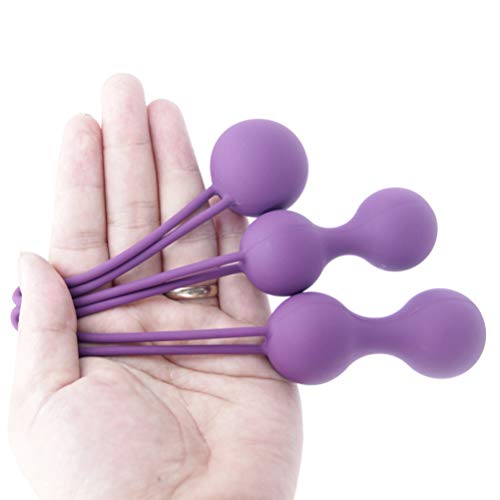 Kit de Bola Kegel para Exercícios Kegel da Artibetter 3 peças Pesa Bolas Apertadas vaginais para Con