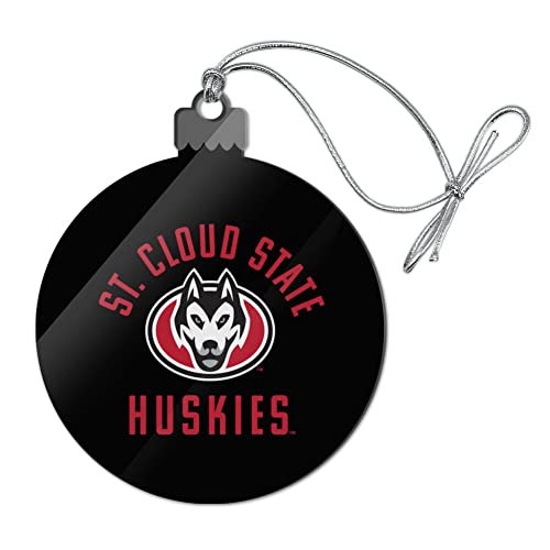 GRAPHICS & MORE St. Cloud State University Huskies Logo Acrylic Christmas Tree Holiday Ornament