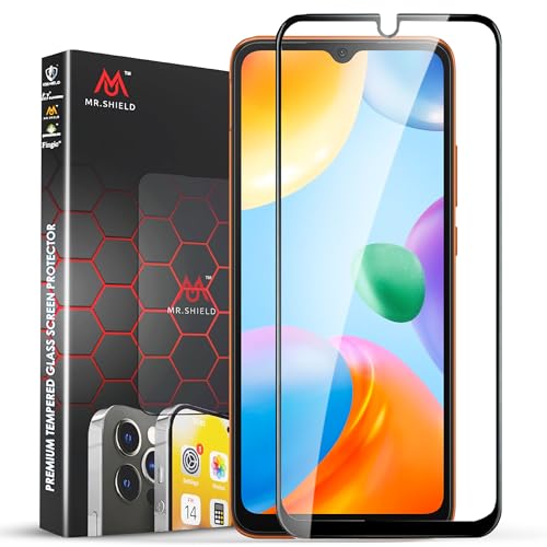 Image of Mr.Shield Top-Notch HD+ Tempered Glass Screen Protector Guard for Redmi A3X / A3 / 12C / Poco C55 / M6 Pro /Redmi 10 Power / 10 and 10C (6.71 Inch)