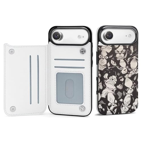 手帳型 ジョジョの奇妙な冒険 イギー 対応 iPhone 17 Air ケース カード収納 スマホケース 財布型 携帯ケース 軽量 全面保護 スタンド機能
