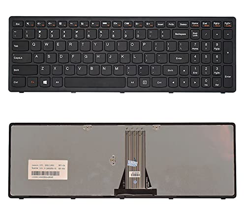 �����p�m�[�g�p�\�R���̃L�[�{�[�h �K�p���܂� LENOVO IdeaPad S510P Z501 G500S G505S S500 Z510 Flex 15 15D �m�[�g�p�\�R���̃L�[�{�[�h���� (�u���b�N)