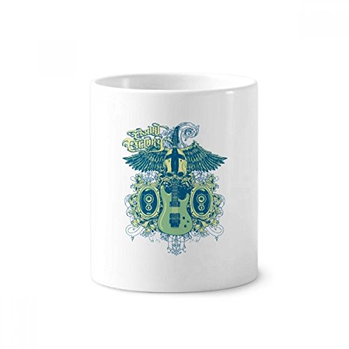Instruments de musique jazz tasse blanche porte brosse à dents pot à stylo