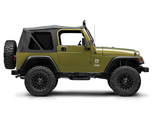 Barricade Light Bar Mount Brackets; Textured Black Compatible With 97-06 Jeep Wrangler Tj #TOP6