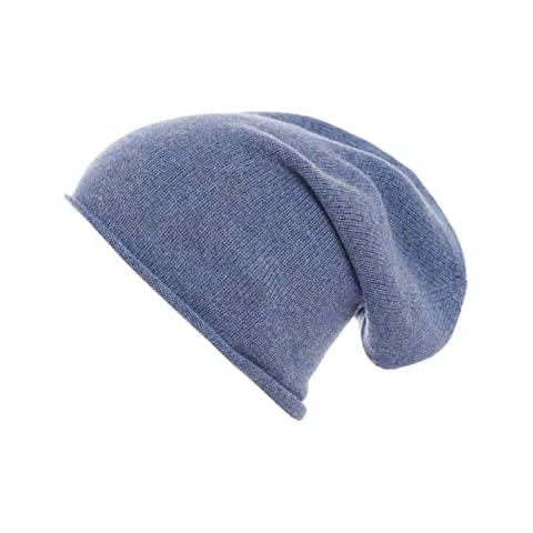 Zwillingsherz Slouch-Beanie-Mütze aus 100% Kaschmir Cover