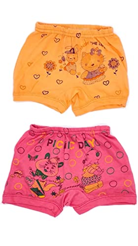 Image of BABY4U Kids /Baby Girls /Boys Cotton Panty /Panties Pure 100% Multicolored Blommers Children Assorted Coloured Frozen Printed Hipster Regular fit Undergarment Shorty