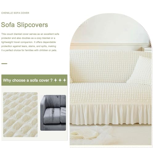 Housse de canapé extensible 3 places : solution pour rénover un canapé usé - 6