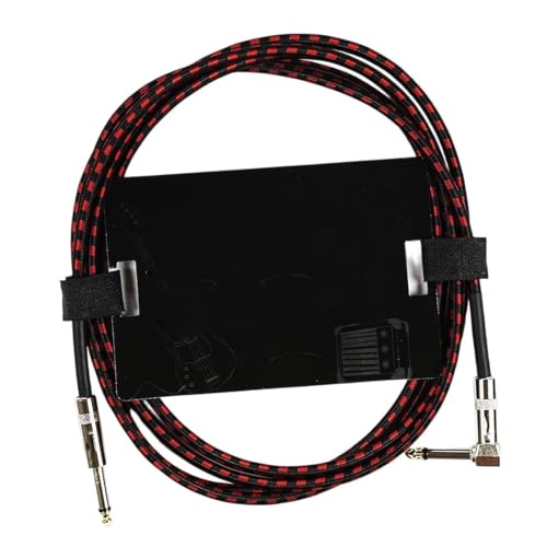 Cable de guitarra duradero con jack de 6,35 mm y línea premium