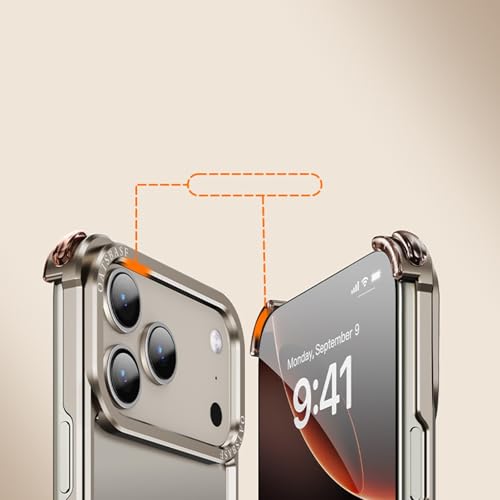 Coque iPhone 15 Pro magnétique en alu pour éviter la surchauffe et les chutes
