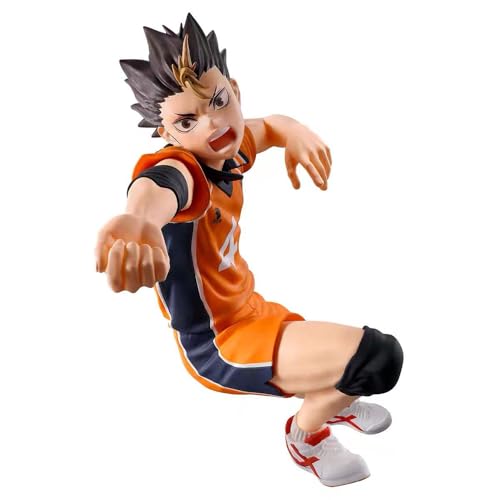 Figurine Nishinoya Yu Haikyuu - Figurine de l'anime Haikyuu - Décoration de bureau - Cadeau d'anniversaire - 10 cm