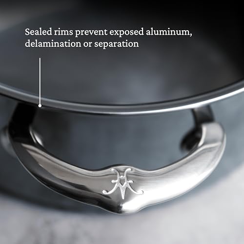 Image of Hestan NanoBond Molecular Titanium Stainless Steel 10-Piece Cookware Set - PFAS-Free - Induction Compatible, Dishwasher Safe, Oven & Grill Safe to 1050F, Handcrafted in Italy