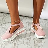 ❤️❤️❤️ MATÉRIAU DES SANDALES COMPENSÉES --- Les sandales à plateforme et compensées pour femmes sont fabriquées avec une doublure en cuir et une tige en daim. Matériau de haute qualité, confortable et doux, réduit le stress sur les articulations, renforce et tonifie, améliore la posture.