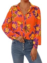 Floral Orange Purple