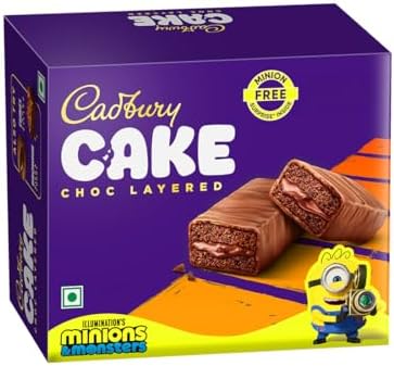 Cadbury ChocLayered Cake Minion Pack, 114 g