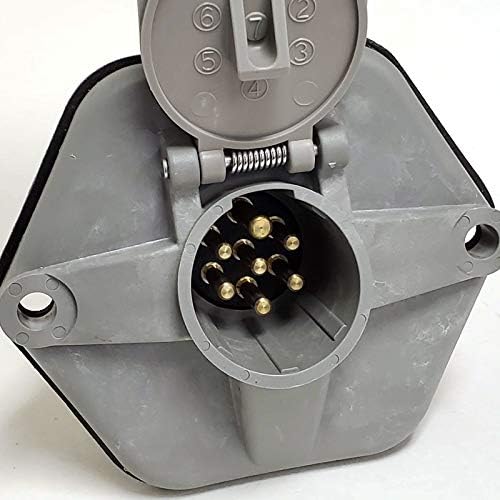 Phillips 16-7602-28 7-Way 28-pin Solid Pins w/o Circuit Breakers Socket Breaker