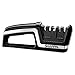 SHARPAL 104N Professional 5-in-1 Kitchen Chef Knife & Scissors Sharpener, Sharpening Tool for Straight & Serrated Knives, Repair and Hone Both Euro/American and Asian Knife, Fast Sharpen Scissor