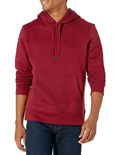 Camisola com capuz para homem Amazon Essentials ,Vermelho ,L