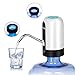 DLOPK - Distributore di acqua in bottiglia, caricatore USB, per la pompa dell'acqua potabile, dispenser di acqua portatile, interruttore per bottiglia universale da 5 galloni, colore: bianco