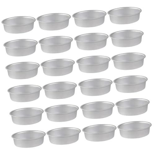 MAGICLULU 4 Juegos Lámina Cacerola Molde Para Galletas Utensilios De Cocina Moldes Para Hornear Pasteles Moldes Antiadherentes Para Hacer Queso Aleación De Aluminio Silver 6 Piezas * 4