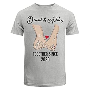 Personalized Together Since Anniversary Shirt, Gift For Her Gift For Him Couple Shirt, Matching Couple Valentine Tee…