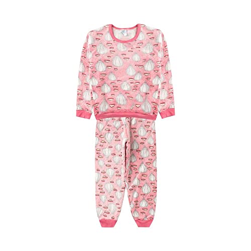 Kit 2 Pijama Blusa E Calça De Frio Inverno Quentinho Conjuntos Infantil e Juvenil Menina Peludo Tama