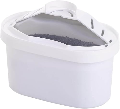 Miniatura 5 de MAVEA Maxtra - Filtro de repuesto para jarra de filtración de agua MAVEA, paquete de 3, color blanco