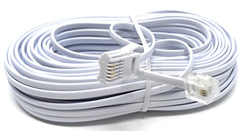 Câble RJ11 vers BT 20m pour modem routeur VDSL ADSL cordon réseau 4 broches mâle mâle DRUT