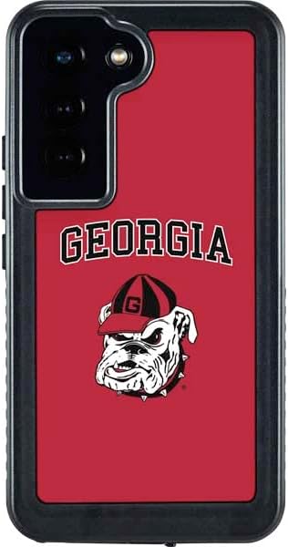 Skinit Waterproof Case Compatible with Samsung Galaxy S23 - Officially Licensed Georgia Bulldogs Design