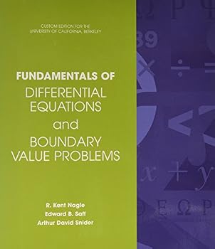 Paperback Fundamentals of Differential Equations and Boundary Value Problems, UC Berkeley Custom Edition Book
