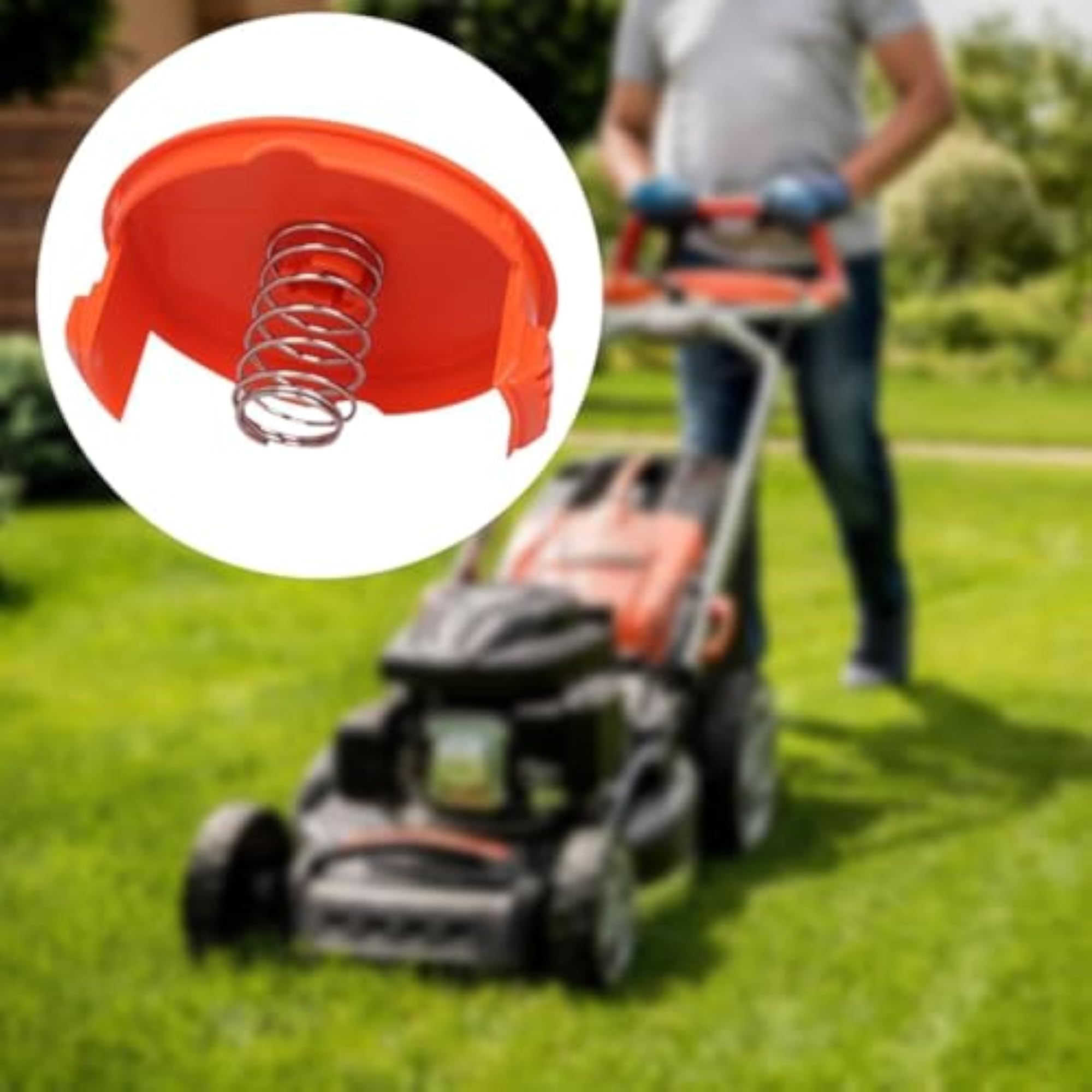 Lawnmower Spool Cap Solid for Automatic Feed Reel