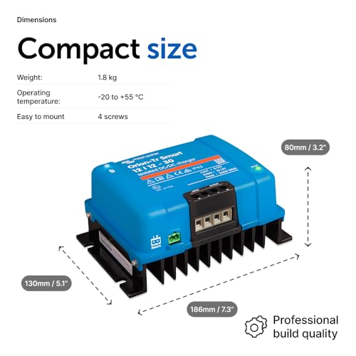 Image of Victron Energy Orion-Tr Smart DC to DC Charger (Bluetooth) 12 /12V 30A 360W | Battery Charger for Dual Battery Systems - Isolated