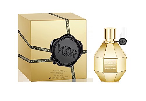 Victor & Rolf Flowerbomb Rose Explosion Eau de Parfum Orientale Spray, 3.4 Fluid Ounce