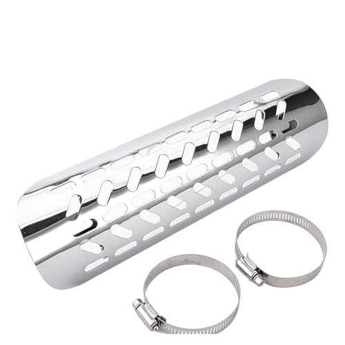 Cubierta térmica para escape de motocicleta protector antiescaldamiento universal