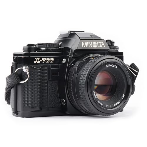 Minolta X-700 35mm Film SLR with Minolta MD 50mm 1:2 Manual Focus Lens (Renewed)