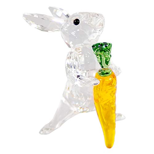 スワロフスキー SWAROVSKI クリスタル フィギュア ウサギとニンジン 5530687 インテリア 置物 [並行輸入品]